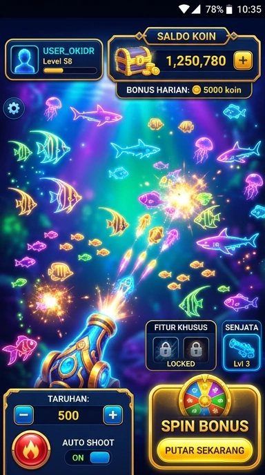 Galeri pratinjau visual okidr build APK resmi terbaru
